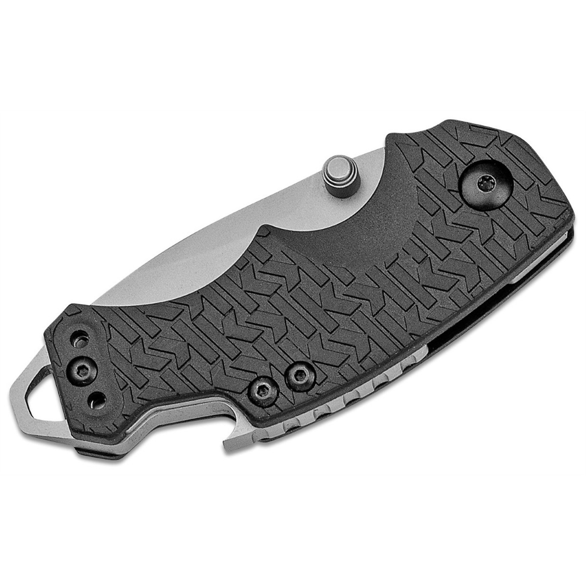 Kershaw Shuffle Multifunction EDC Folding Pocket Knife — 2.4in. Drop Point Blade, Manual Open, Black, Model# KER8700